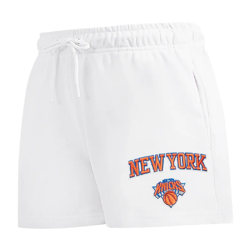 NBA NEW YORK KNICKS CLASSIC WOMEN'S FLC SHORT (WHITE)