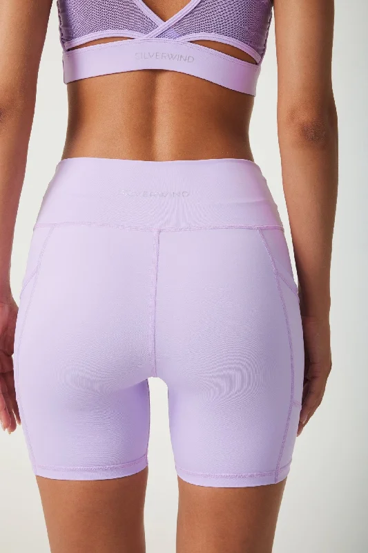 ButterySoft High-waisted Bike Shorts- Lilac