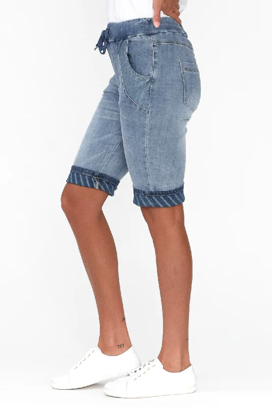 Carlotta Blue Denim Shorts