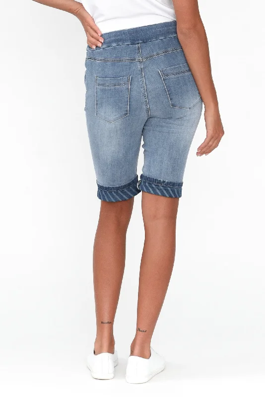 Carlotta Blue Denim Shorts