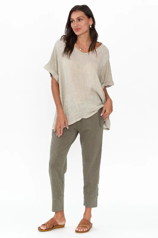 Fundamental Brunch Khaki Cotton Pants