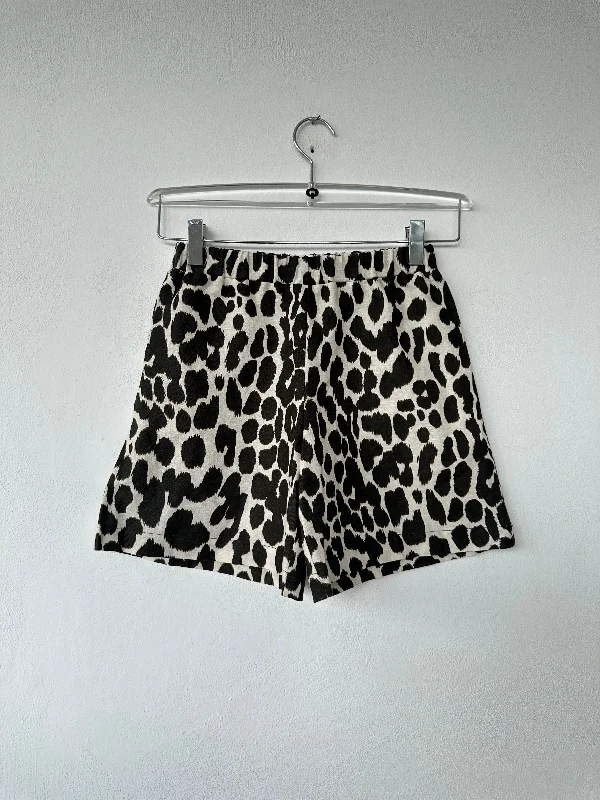 Linen Animalier Shorts