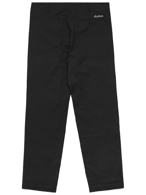 MALBON GIRL Boxed Buckets Chino Pants BLACK