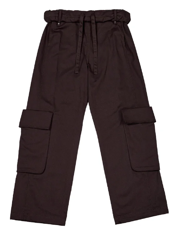 Rolled Waist Cargo Pants