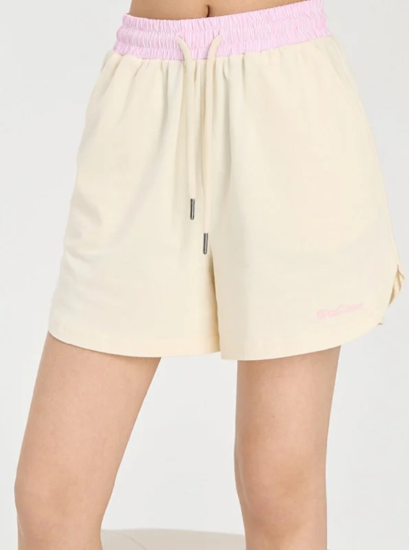 Striped Stitching Shorts