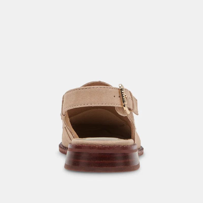 HARDI WIDE LOAFERS CAMEL SUEDE