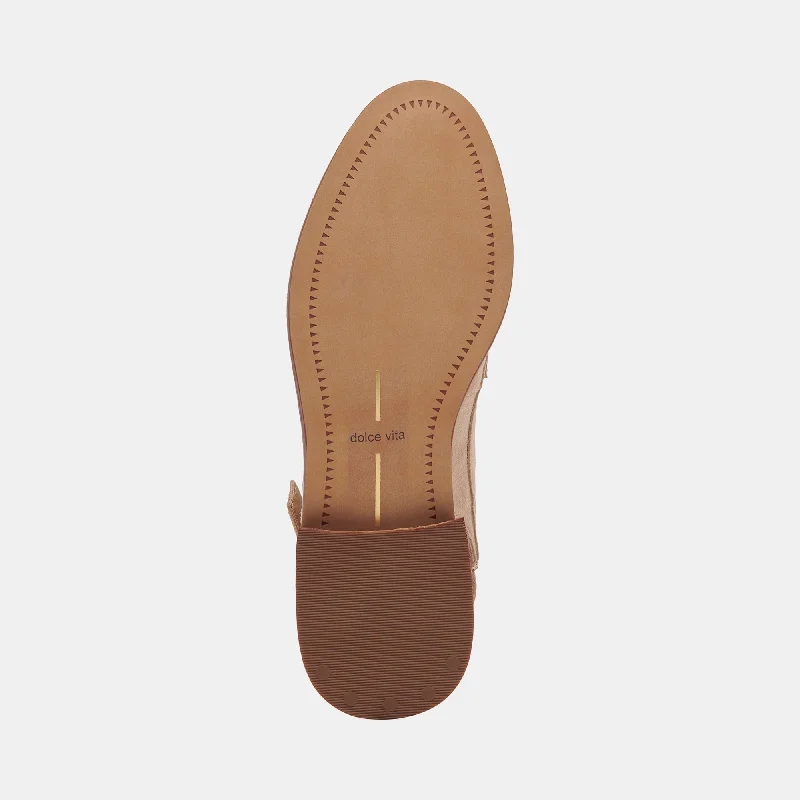 HARDI WIDE LOAFERS CAMEL SUEDE