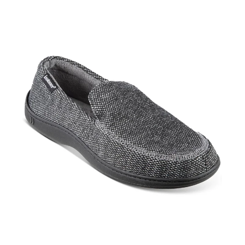 Isotoner Mens Javier Memory Foam Slip On Loafer Slippers