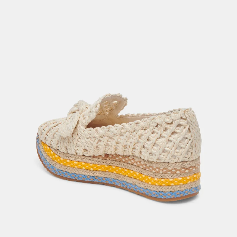 JAKA SNEAKERS CITRUS MULTI RAFFIA