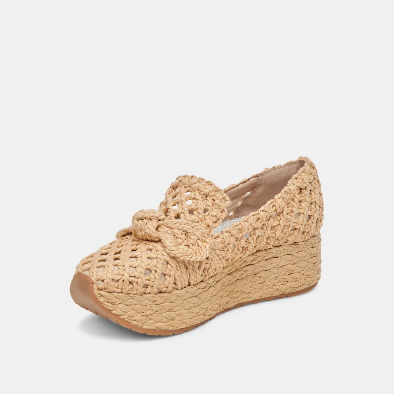 JAKA SNEAKERS LT NATURAL RAFFIA