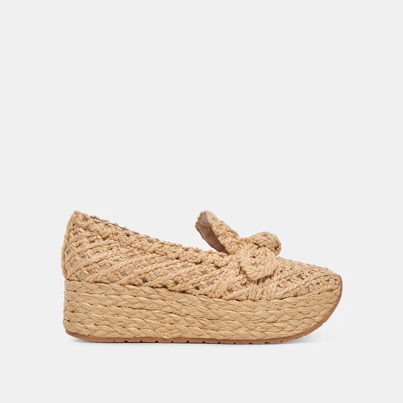 JAKA SNEAKERS LT NATURAL RAFFIA