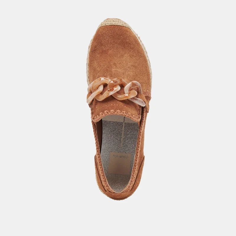 JHENEE ESPADRILLE SNEAKERS PECAN SUEDE