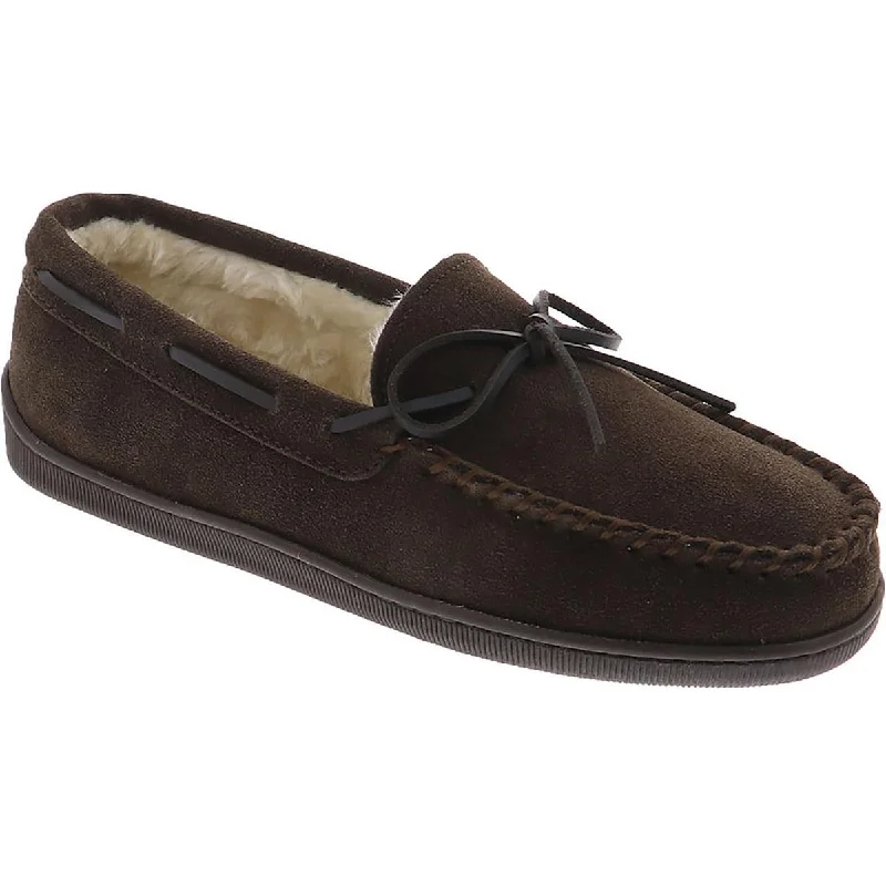 Minnetonka Mens Cedar Trapper Slip On Moc Toe Loafer Slippers