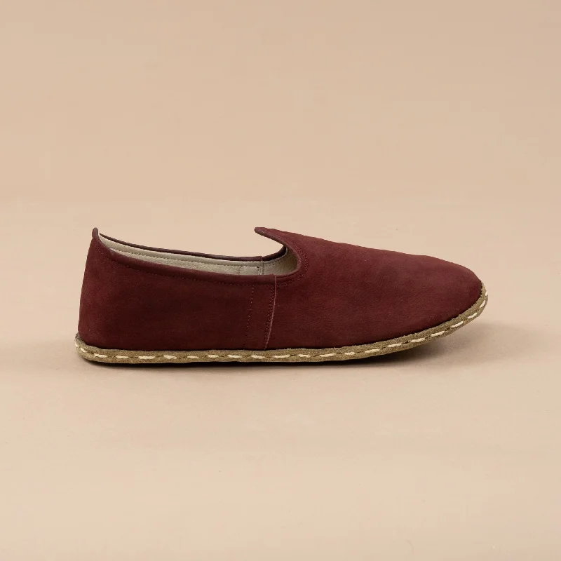 Women's Burgundy Barefoots