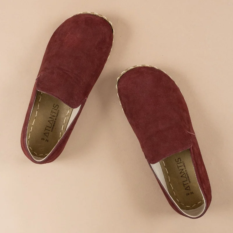 Women's Burgundy Minimalists