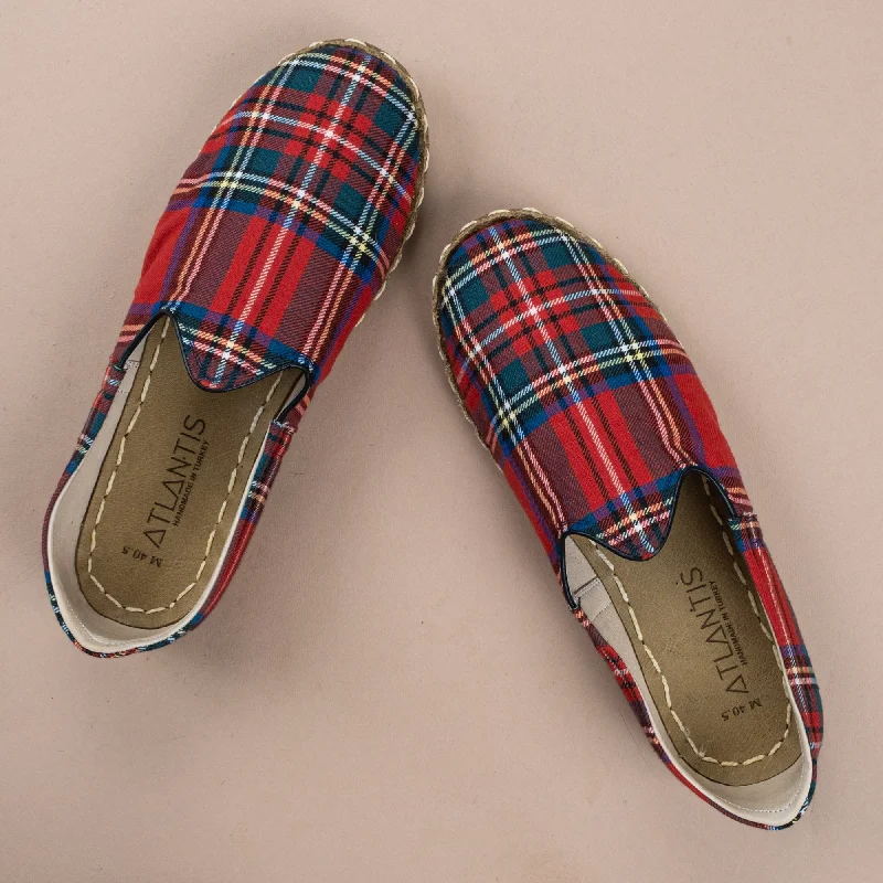 Women's Red Plaid Barefoots