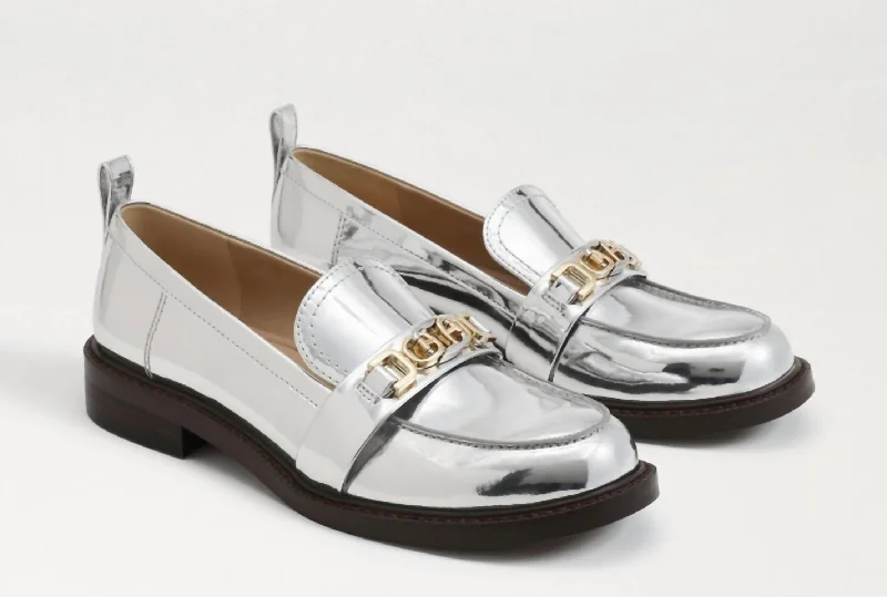 Christy Loafer In Soft Silver