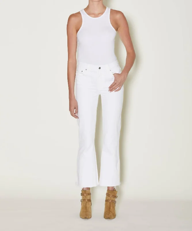 Don’t Wait – Deals Won’t Last!Don’t Wait – Deals Won’t Last!Bella Crop Flare Jeans In White Don’t Wait – Deals Won’t Last!Don’t Wait – Deals Won’t Last!Bella Crop Flare Jeans In White