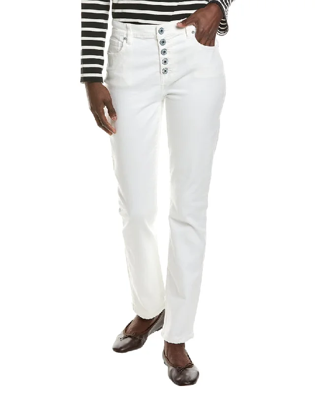 Steals and Deals Await!Steals and Deals Await!cabi Button Fly White Straight Jean