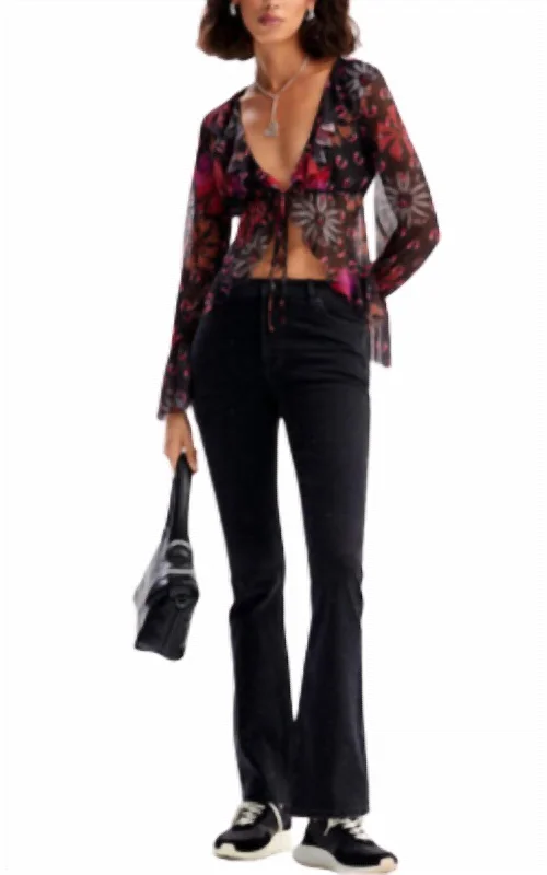 Special Discounts Inside!Special Discounts Inside!Desigual Rhinestone Flare Leg Jean In Black Special Discounts Inside!Special Discounts Inside!Desigual Rhinestone Flare Leg Jean In Black