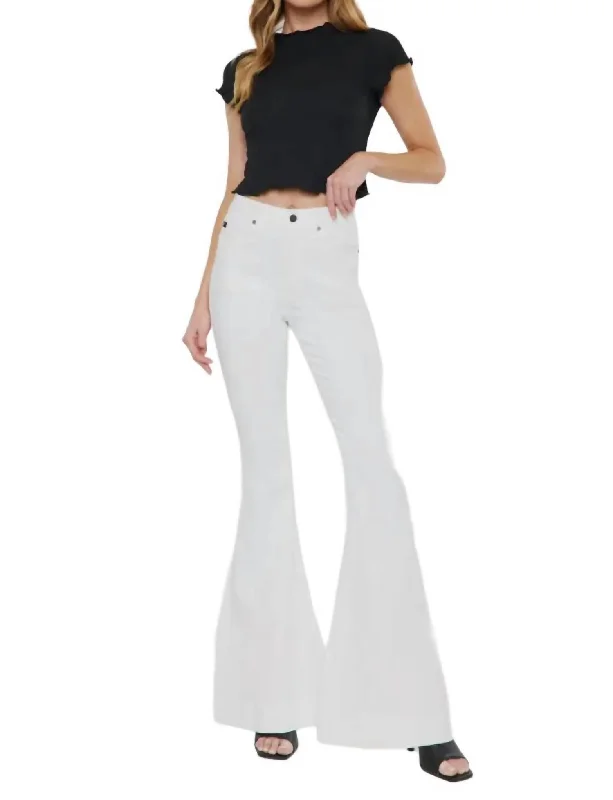 Savings You Can’t Ignore!Savings You Can’t Ignore!Fallon High Rise Flare Jeans In White Savings You Can’t Ignore!Savings You Can’t Ignore!Fallon High Rise Flare Jeans In White