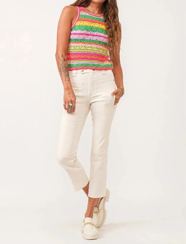 Unbeatable Prices!Unbeatable Prices!Frankie Straight Cropped Jeans In Wheat