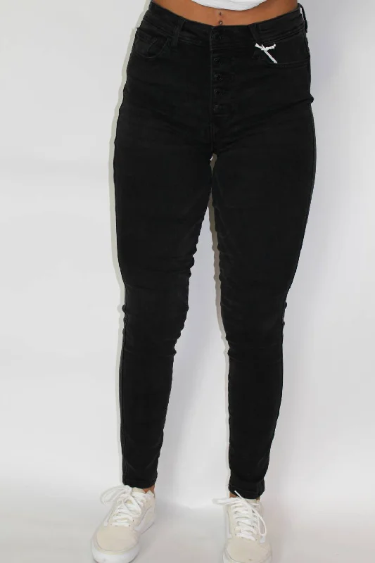 Price Drop Alert!Price Drop Alert!Haylie High Rise Skinny Jeans In Black
