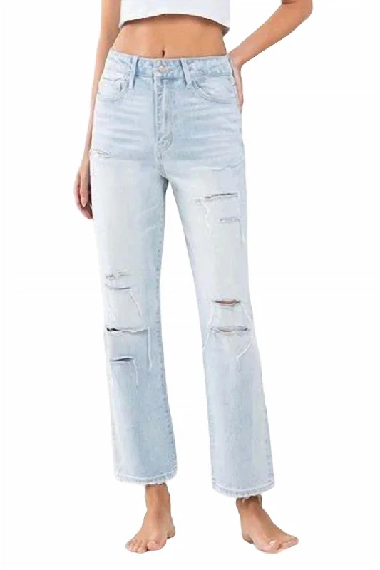 Must-Have Deals Inside!Must-Have Deals Inside!High Rise Distressed Jean In Light Wash Must-Have Deals Inside!Must-Have Deals Inside!High Rise Distressed Jean In Light Wash
