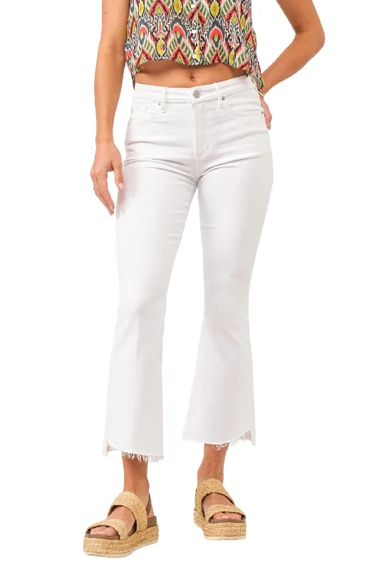 Incredible Savings Inside!Incredible Savings Inside!Jeanne High Rise Cropped Flare Jeans In Optic White Incredible Savings Inside!Incredible Savings Inside!Jeanne High Rise Cropped Flare Jeans In Optic White