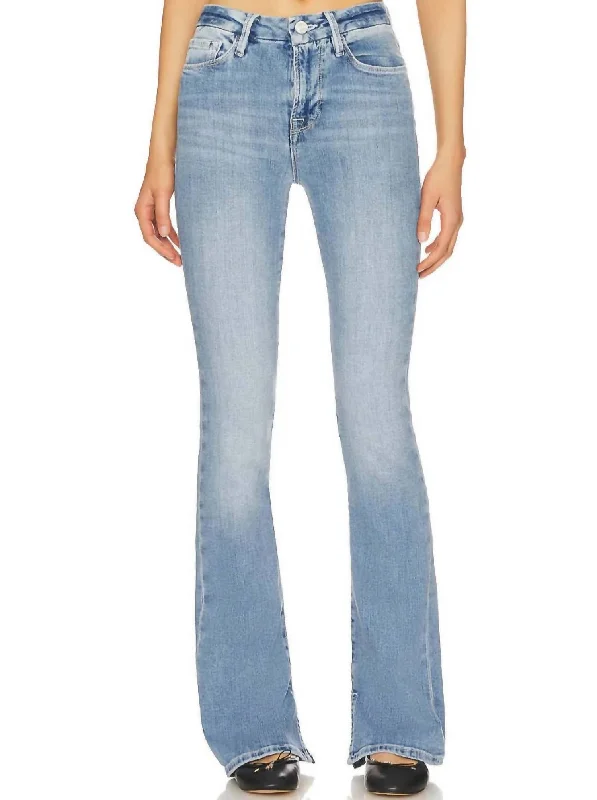 Limited Time Offer!Limited Time Offer!Le Mini Boot Denim Raw Slit Jeans In Galeston Limited Time Offer!Limited Time Offer!Le Mini Boot Denim Raw Slit Jeans In Galeston