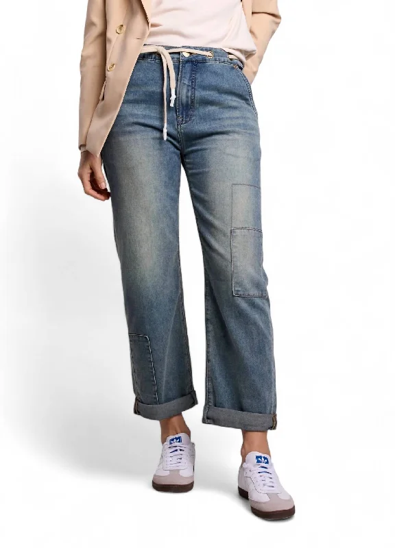 Price Drop Alert!Price Drop Alert!Loose Fit Cropped Jean In Vintage Blue