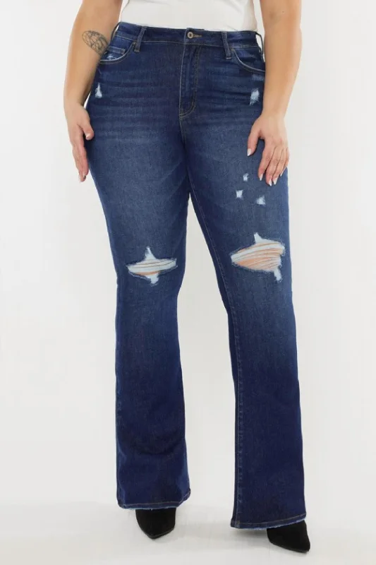 Limited Edition, Limited Price!Limited Edition, Limited Price!Plus Flare Jeans In Dark Wash Limited Edition, Limited Price!Limited Edition, Limited Price!Plus Flare Jeans In Dark Wash