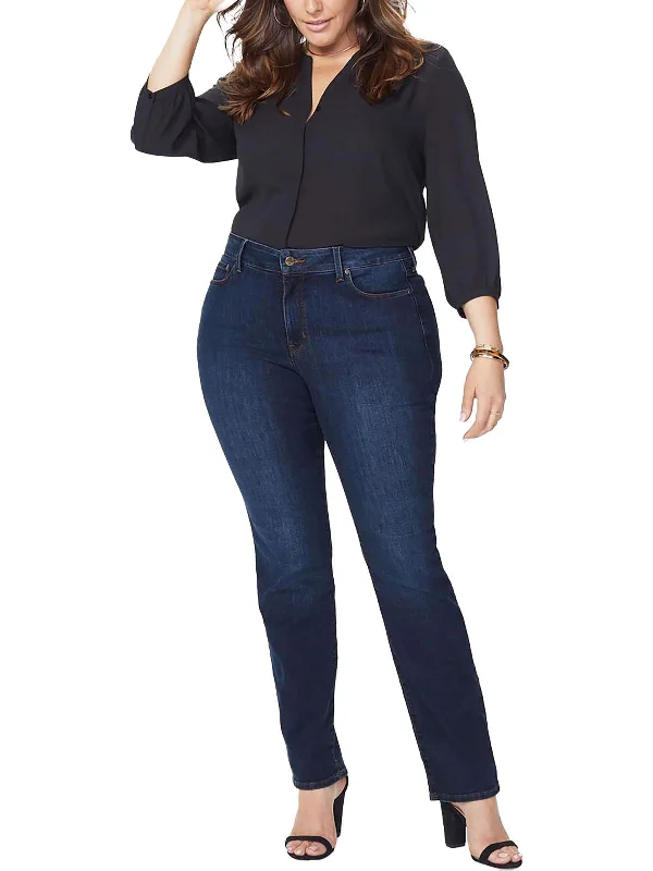 The Sale You’ve Been Waiting For!The Sale You’ve Been Waiting For!Plus Marilyn Womens High Rise Dark Wash Straight Leg Jeans The Sale You’ve Been Waiting For!The Sale You’ve Been Waiting For!Plus Marilyn Womens High Rise Dark Wash Straight Leg Jeans