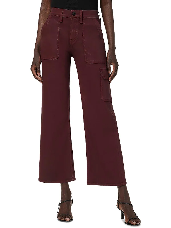 Shop More, Spend Less!Shop More, Spend Less!Rosie Womens Coated Wide Leg Cargo Jeans Shop More, Spend Less!Shop More, Spend Less!Rosie Womens Coated Wide Leg Cargo Jeans