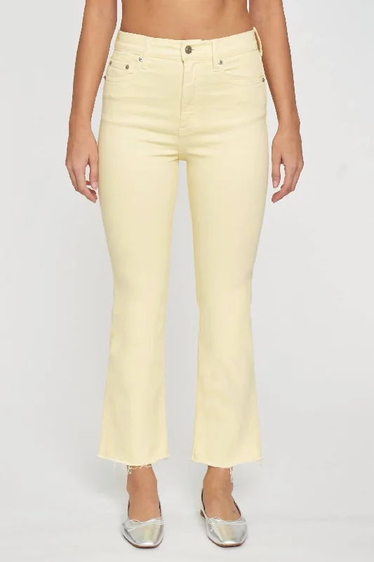 Get the Best for Less!Get the Best for Less!Shy Girl Crop Flare Jeans In Sunny