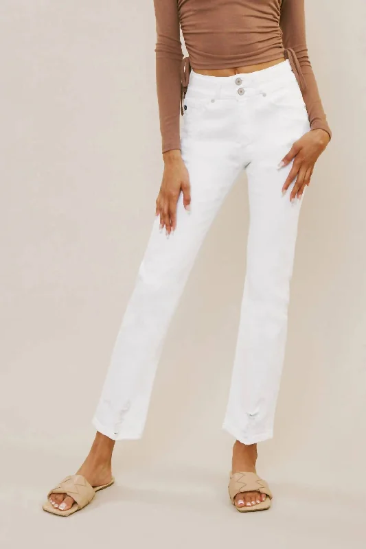 Flash Sale – Act Fast!Flash Sale – Act Fast!Summer High-Rise Slim Straight Jean In White Flash Sale – Act Fast!Flash Sale – Act Fast!Summer High-Rise Slim Straight Jean In White