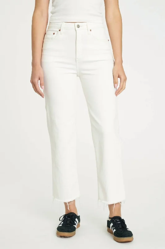 Get Ready to Save!Get Ready to Save!Sundaze Utility Raw Hem Jeans In Cream