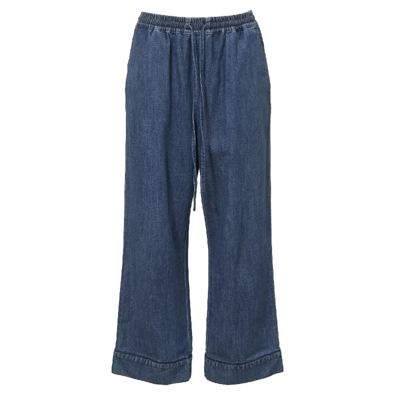 Find the Best Deals Here!Find the Best Deals Here!Valentino Drawstring Jeans in Blue Denim
