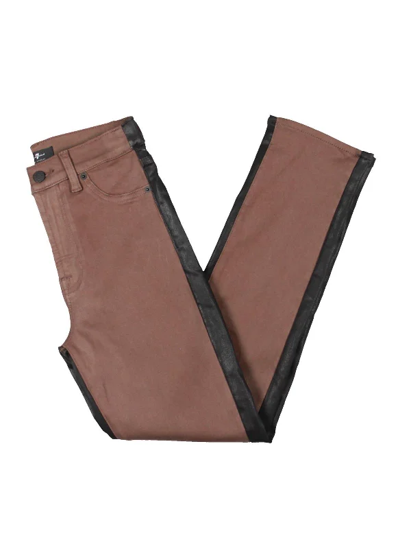 Score Huge Discounts Today!Score Huge Discounts Today!Womens Colorblock Crop High-Waisted Jeans Score Huge Discounts Today!Score Huge Discounts Today!Womens Colorblock Crop High-Waisted Jeans