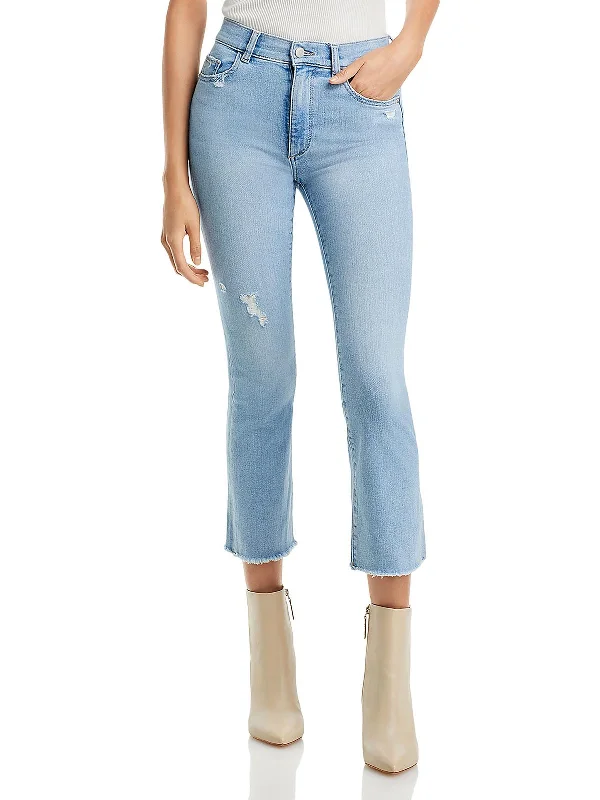 Hurry! While Supplies Last!Hurry! While Supplies Last!Womens High Rise Cropped Flared Jeans Hurry! While Supplies Last!Hurry! While Supplies Last!Womens High Rise Cropped Flared Jeans