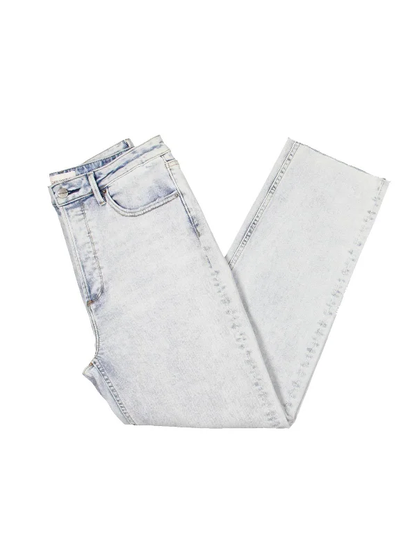 Biggest Sale of the Season!Biggest Sale of the Season!Womens High Rise Raw Hem Straight Leg Jeans Biggest Sale of the Season!Biggest Sale of the Season!Womens High Rise Raw Hem Straight Leg Jeans