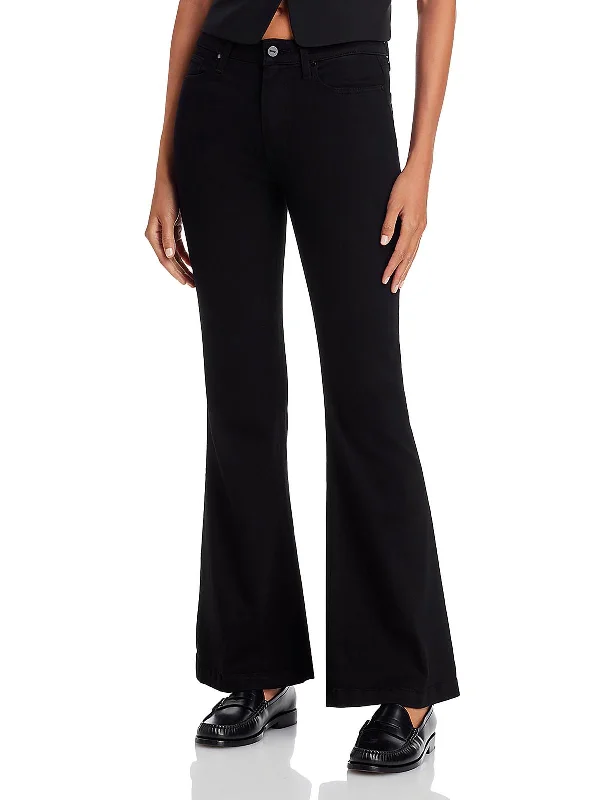 Every Deal is a Steal!Every Deal is a Steal!Womens High Rise Solid Flared Jeans