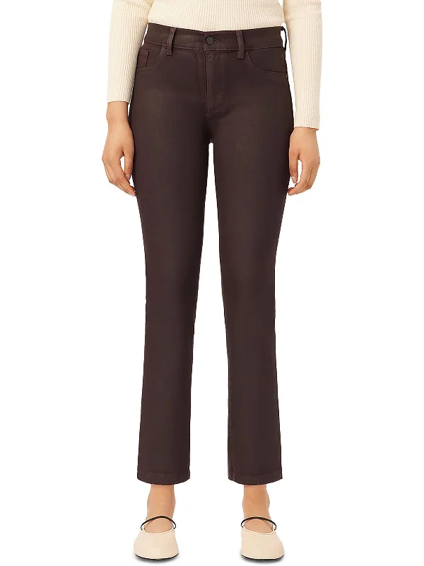 Save More with Every Purchase!Save More with Every Purchase!Womens Mid-Rise Coated Straight Leg Jeans Save More with Every Purchase!Save More with Every Purchase!Womens Mid-Rise Coated Straight Leg Jeans