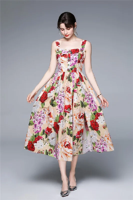 Find the Best Deals Here!Find the Best Deals Here!Multicolor Day A-line Off The Shoulder Strap Midi Floral Dress Find the Best Deals Here!Find the Best Deals Here!Multicolor Day A-line Off The Shoulder Strap Midi Floral Dress