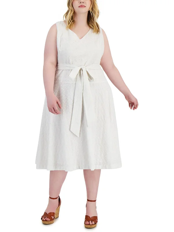 Hurry, Sale Ends Soon!Hurry, Sale Ends Soon!Plus Womens Cotton Embroidered Shift Dress Hurry, Sale Ends Soon!Hurry, Sale Ends Soon!Plus Womens Cotton Embroidered Shift Dress