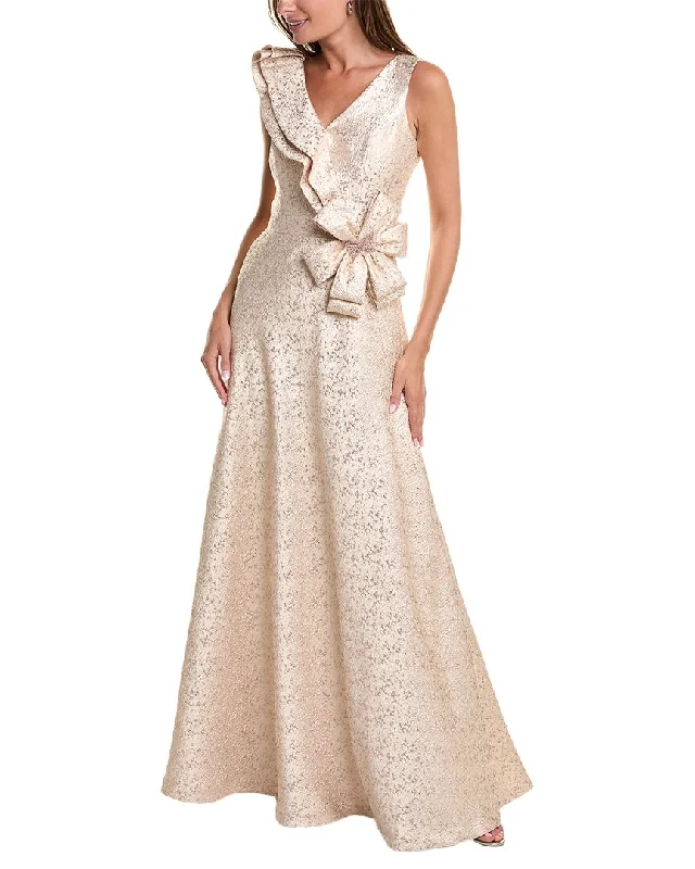 Don’t Wait – Shop Today!Don’t Wait – Shop Today!Teri Jon by Rickie Freeman Metallic Jacquard Gown Don’t Wait – Shop Today!Don’t Wait – Shop Today!Teri Jon by Rickie Freeman Metallic Jacquard Gown