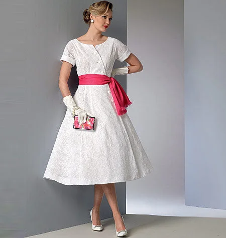 Exclusive Deals Just for You!Exclusive Deals Just for You!Vogue Vintage Dress and Sash V9105 Exclusive Deals Just for You!Exclusive Deals Just for You!Vogue Vintage Dress and Sash V9105