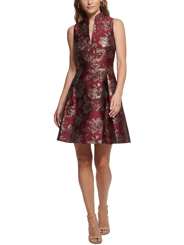 Save Like Never Before!Save Like Never Before!Womens Metallic Jacquard Cocktail and Party Dress Save Like Never Before!Save Like Never Before!Womens Metallic Jacquard Cocktail and Party Dress