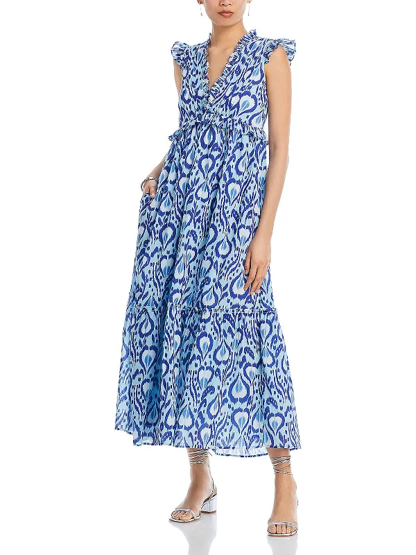 Shop Today, Save Tomorrow!Shop Today, Save Tomorrow!Womens Ruffled Neck Tea-Length Tunic Dress Shop Today, Save Tomorrow!Shop Today, Save Tomorrow!Womens Ruffled Neck Tea-Length Tunic Dress