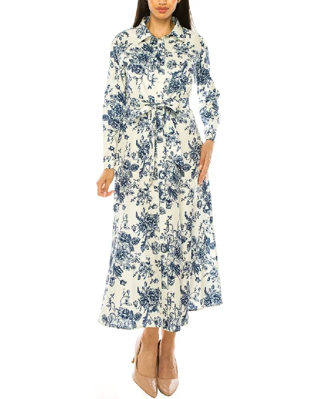 Hurry, Sale Ends Soon!Hurry, Sale Ends Soon!YAL New York Floral Belted Dress